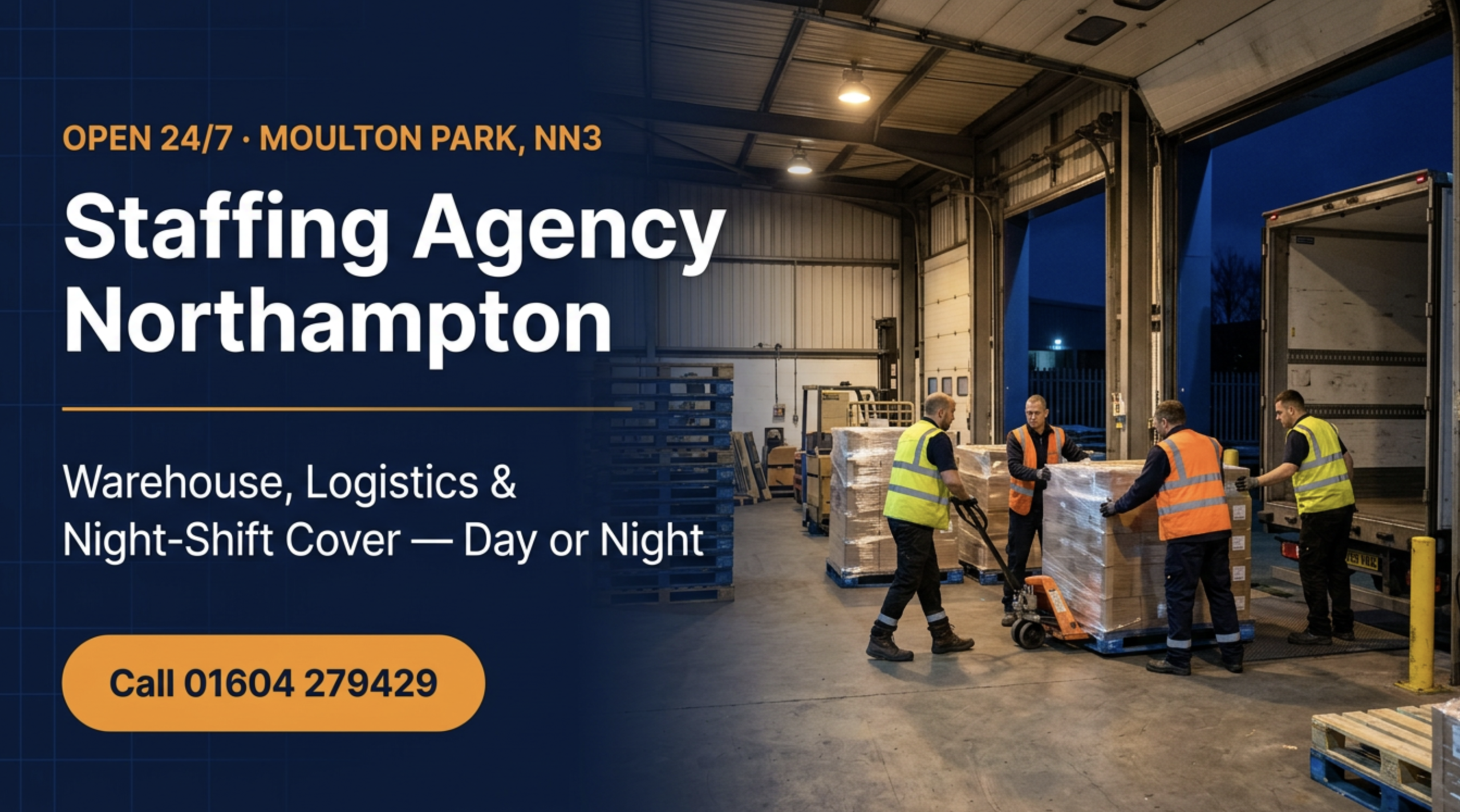 Staffing Agency Northampton | 24:7 Warehouse & Night Staff | Osac Placement